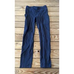 Lululemon High Rise Side Pocket Leggings Size 6 Women’s Black Gray